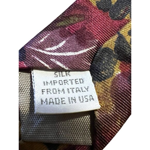 Men's Pattinni Uomo Silk Tie NECKTIE Silk MADE IN USA Formal Classic City Career - Picture 3 of 6